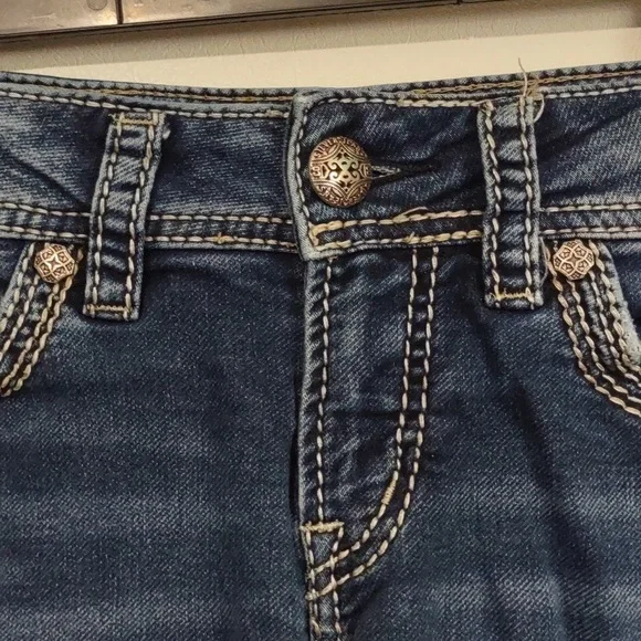 Silver Jeans - Suki Mid Pencil Skinny Shorts size 27 - Picture 3 of 10